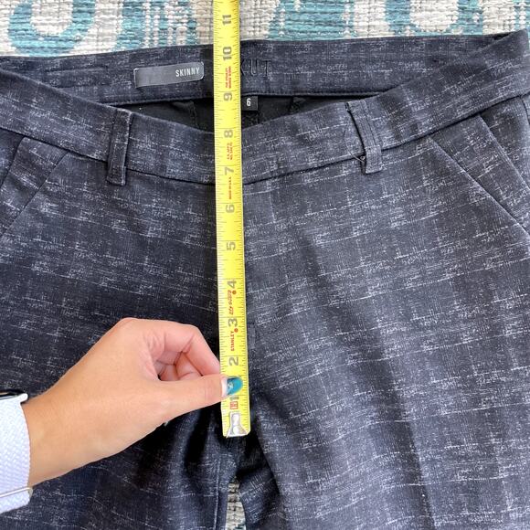 Kut from the Kloth Mia Skinny Ankle Pants Women's Plaid Check Print - Size 6 - Picture 7 of 9
